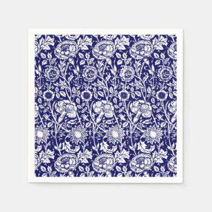 Art nouveau-kolonn, flottan och vit pappersservett