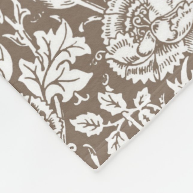 Art nouveau-kolonn, Taupe och White Fleecefilt (Hörn)