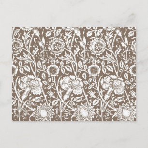 art nouveau-kolonn, Taupe och White Vykort