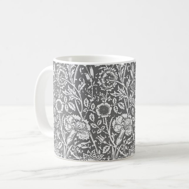 Art nouveau-kolvmask, Grått/Grått Kaffemugg (Framsida vänster)