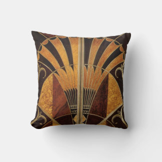 art nouveau, konsthund, vintage, färg med flera tr kudde
