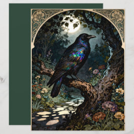 Art Nouveau-korpsklippark för scrapbooking