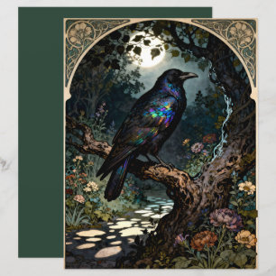 Art Nouveau-korpsklippark för scrapbooking