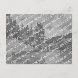 art nouveau-kort bakåt, Anpassade framifrån Vykort