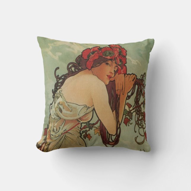 Art Nouveau-kudde Kudde (Framsida)