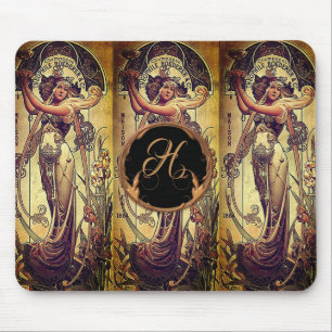 Art nouveau kvinna Hingre-reklam Musmatta