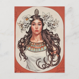 Art nouveau La Princesse Lointaine vykort