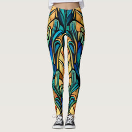Art nouveau leggings