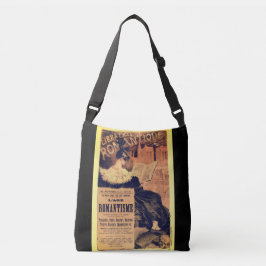 Art nouveau librairie romantique eugene grasset axelväska