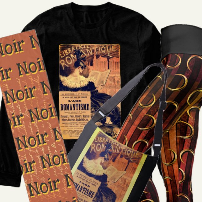 Art nouveau librairie romantique gothic grasset t shirt (Skapare uppladdad)