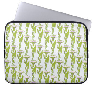 Art nouveau light Ipomoea blommigt tapet art Laptop Fodral