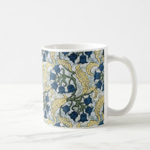 Art Nouveau Liljekonvaljblomma Verneuil Kaffemugg