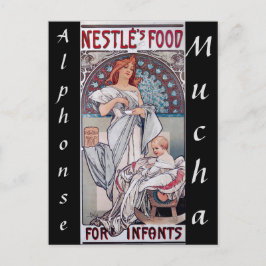 Art nouveau, livsmedel från Nestle baby av Alphons Vykort