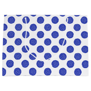 Art nouveau Mackintosh Ro Retro Blommigt Blue
