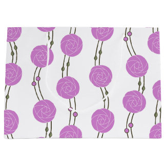 Art Nouveau Mackintosh Rose Stripes Pink