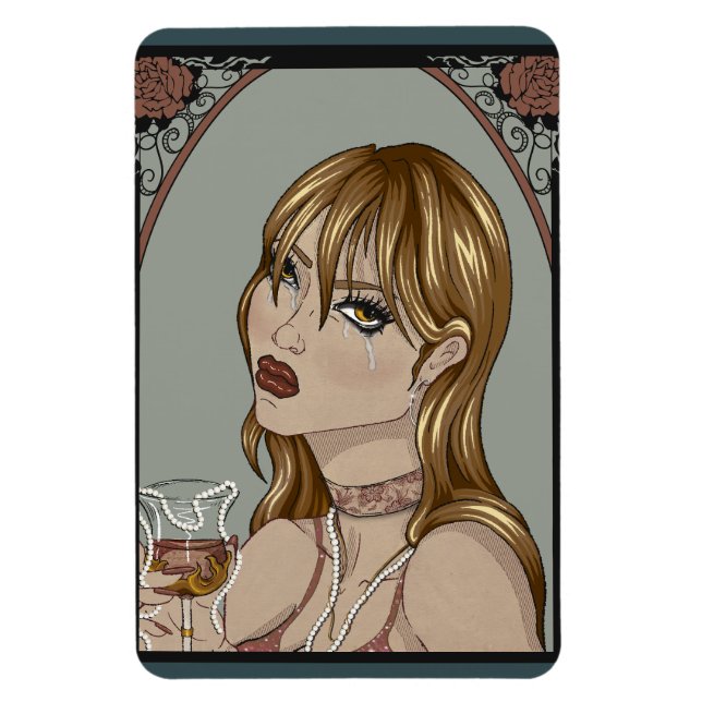 Art Nouveau Magnet (Vertikal)