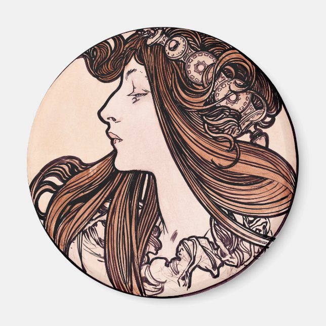 Art nouveau magnet (Framsidan)