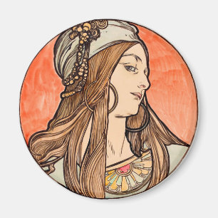 Art nouveau magnet