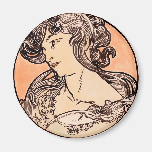 Art nouveau magnet (Framsidan)