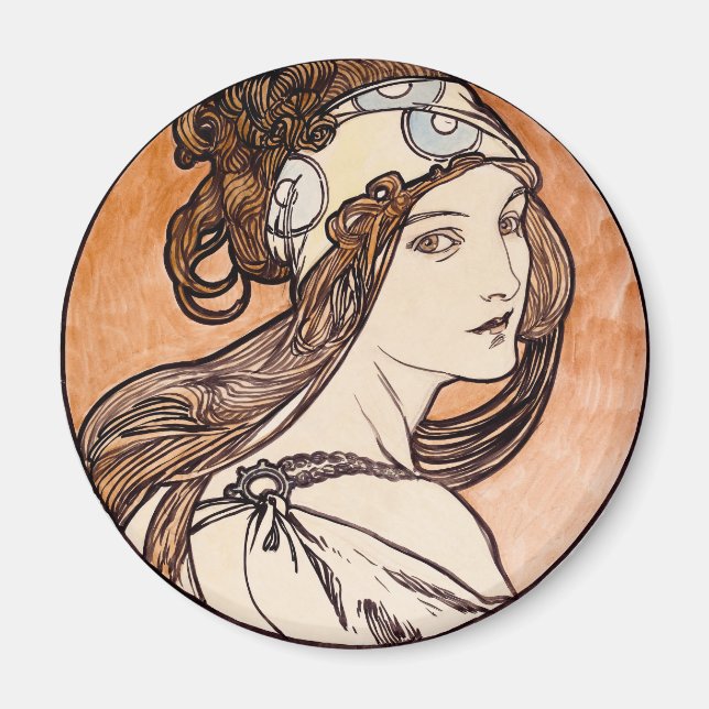 Art nouveau magnet (Framsidan)