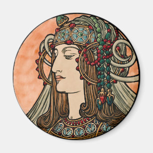 Art nouveau magnet