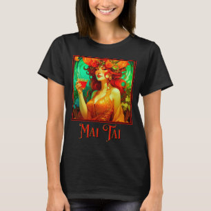 Art Nouveau Mai Tai T Shirt