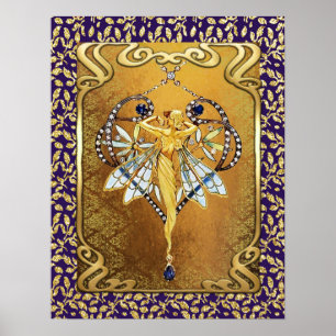 Art nouveau (Mjölk) Poster