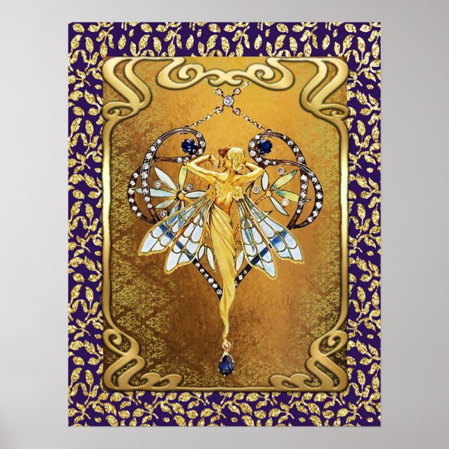 Art nouveau (Mjölk) Poster (Framsidan)