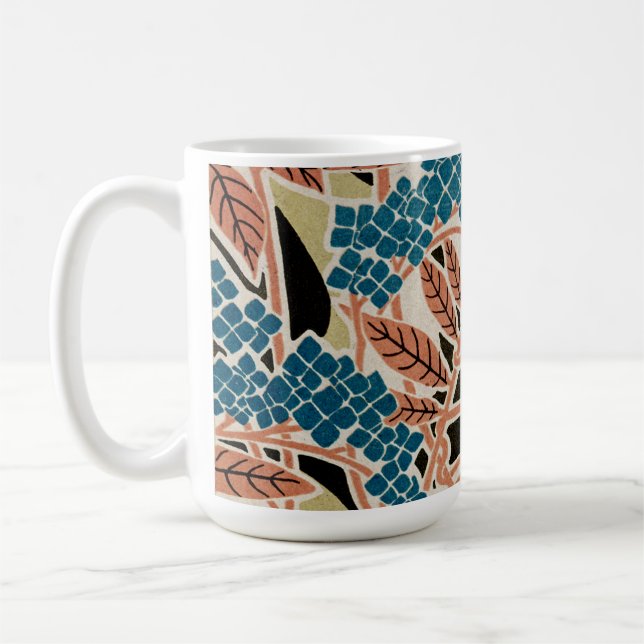 Art nouveau mönster #12 kaffemugg (Vänster)