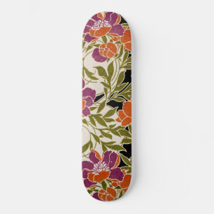 Art nouveau mönster #3 mini skateboard bräda 18,7 cm