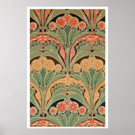 Art nouveau Mönster #3 vid Emporio Moffa Poster