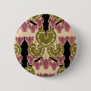 Art nouveau mönster #4 knapp