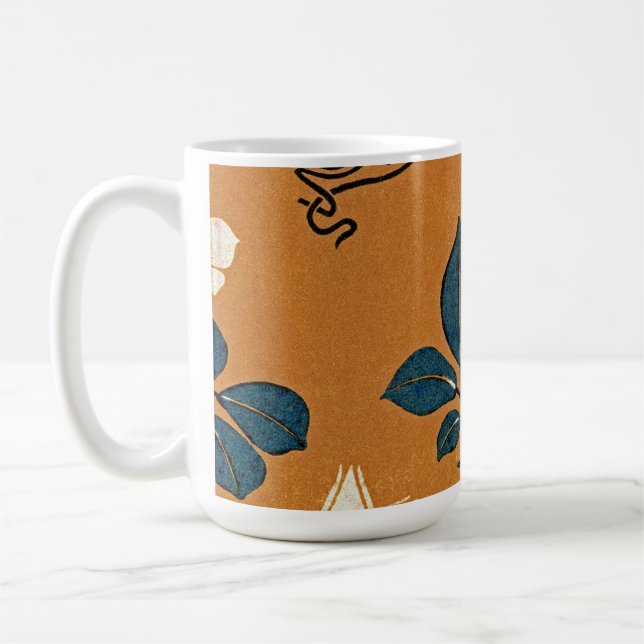 Art nouveau mönster #7 kaffemugg (Vänster)