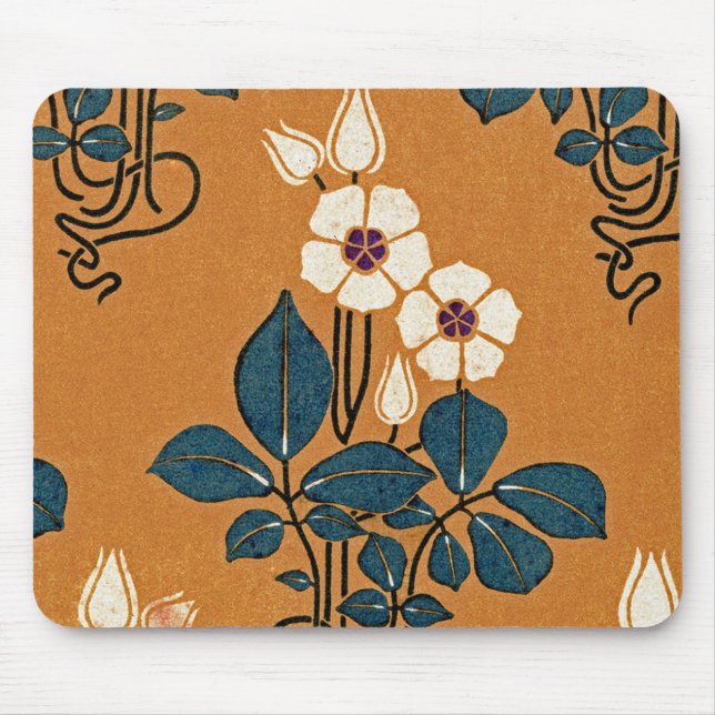 Art nouveau mönster #7 musmatta (Framsidan)
