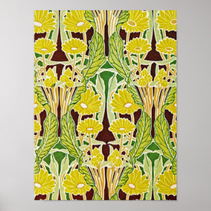 Art nouveau Mönster #7 vid Emporio Moffa Poster