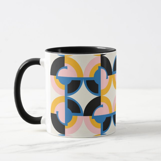 Art Nouveau-mönster  Mugg (Vänster)