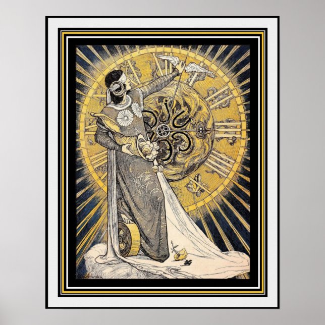 Art nouveau Mor Natur 16 x 20 Poster (Framsidan)