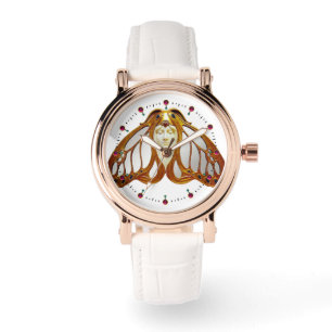 ART NOUVEAU MOTH WOMAN ARMBANDSUR
