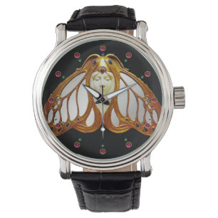 ART NOUVEAU MOTH WOMAN ARMBANDSUR