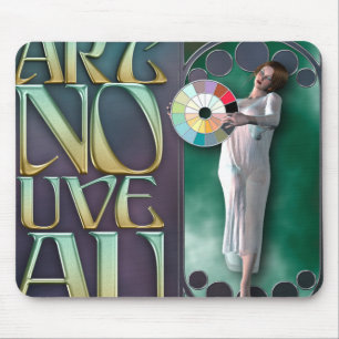 Art nouveau Mousepad Musmatta