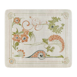 Art nouveau Mucha blommigt abstrakt art  konst pea