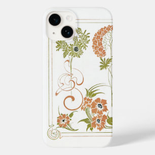 Art nouveau Mucha blommigt abstrakt art  konst pea