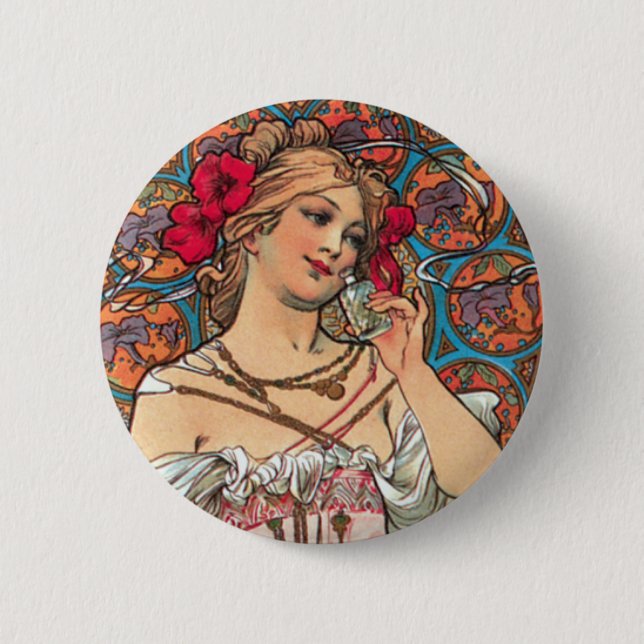 Art nouveau - Mucha - Parfym Ad Knapp (Framsida)