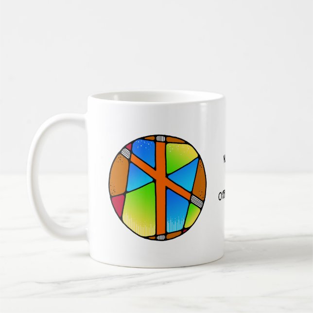 Art Nouveau Naudhiz Run-mugg – ÖVERVINNANDE! Kaffemugg (Vänster)