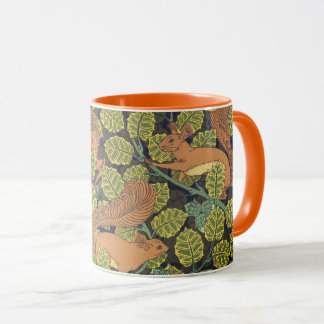 Art nouveau Oak Squirrels Mugg