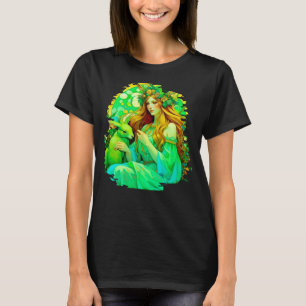 Art nouveau Ostara Celtic Vår T Shirt