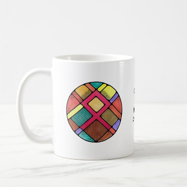 Art Nouveau Othala Run-mugg – HEM & ANKOR! Kaffemugg (Vänster)