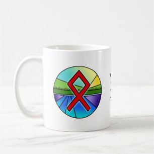 Art Nouveau Othala Run-mugg – HEM & FÖRFLUTENHET! Kaffemugg