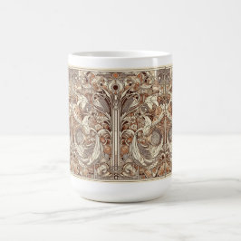 Art nouveau över hela Mönster Kaffemugg