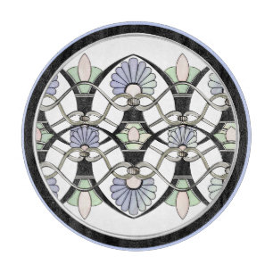 Art nouveau Pastel-Snäckor, Lilies & Black Arches